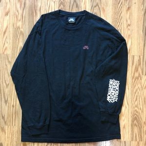 Vintage 2000s Nike sb zoom tre ad 3M long sleeve shirt I’m totally killing it